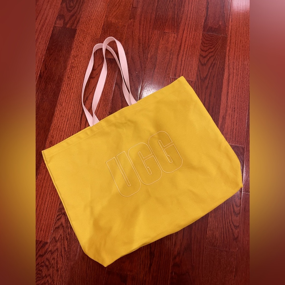 Yellow Ugg Tote Bag